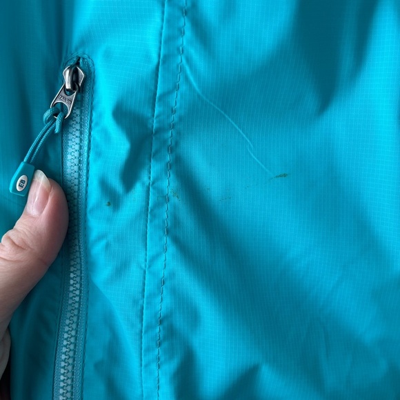 Eddie Bauer blue women’s hooded vest small Gorpcore outdoor hike - Picture 4 of 10